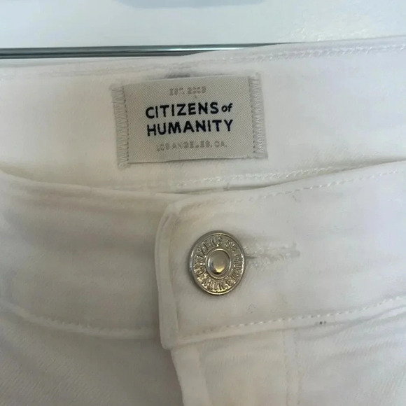 Citizens of Humanity Chrissy Jeans White Size 29 - Picture 3 of 10
